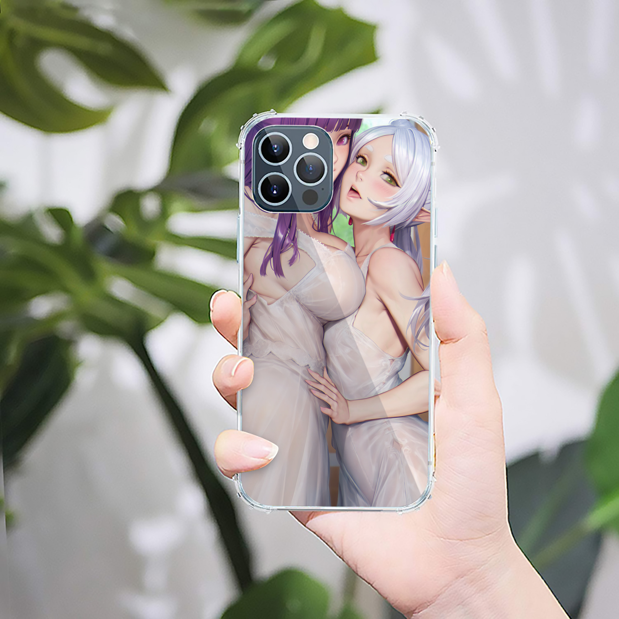 （画像用） 葬送のフリーレン Frieren 【iPhone 12シリーズ対応】透明スマホケース（クリアソフトケース）